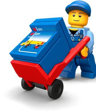 Com City Products Number 4433 Dirt Bike Transporter - Lego Minifigure - Free Transparent PNG Clipart Images Download. - Vehicles Transparent PNG Free Download