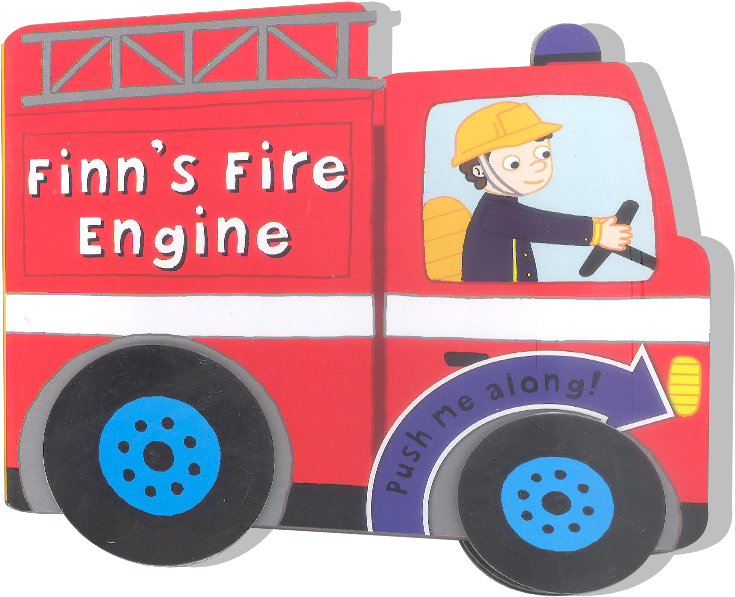 Picture Of Wheeled Vehicle Book-finn's Fire Engine - Vehicle - Free Transparent PNG Clipart Images Download. - Vehicles Transparent PNG Free Download