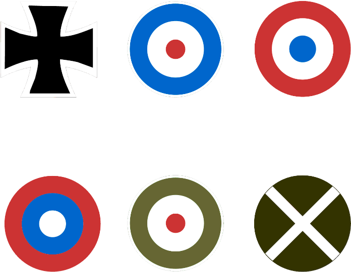 What's New Mcewan Minis Aircraft Decals Colonial Wars - Wwi Aircraft Decals - Free Transparent PNG Clipart Images Download. - Vehicles Transparent PNG Free Download