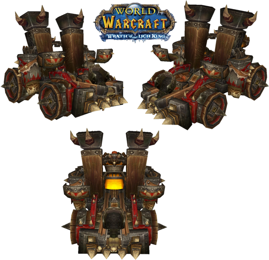 Wow Demolisher Vehicle Cut Out By Atagene - Wrath Of The Lich King - Free Transparent PNG Clipart Images Download. - Vehicles Transparent PNG Free Download
