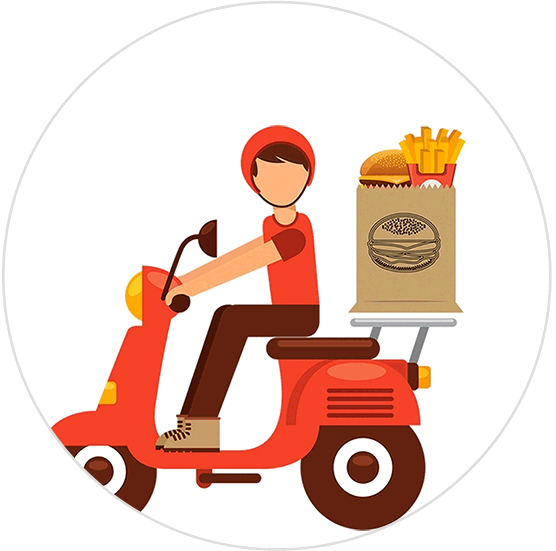 Deliver The Order By Foot Or Vehicle - Delivery At Your Doorstep - Free Transparent PNG Clipart Images Download. - Vehicles Transparent PNG Free Download