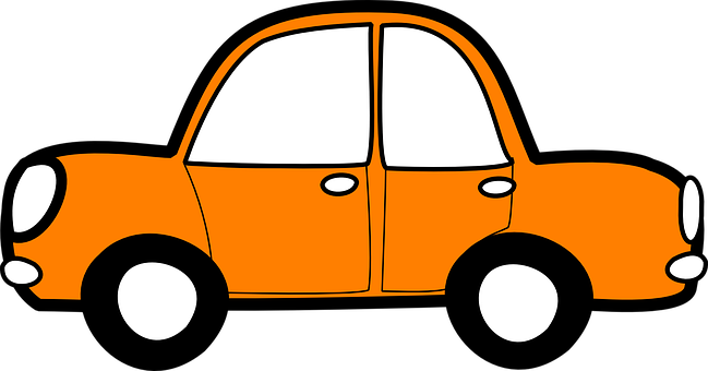 Car Orange Vehicle Transport Automobile Tr - Car Clipart Png - Free Transparent PNG Clipart Images Download. - Vehicles Transparent PNG Free Download