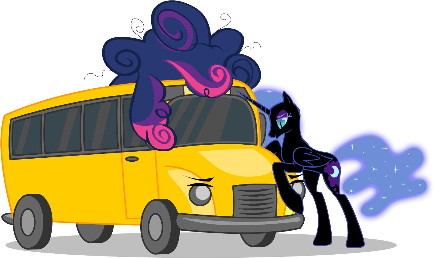 Princess Luna Pinkie Pie Derpy Hooves Fluttershy Pony - Illustration - Free Transparent PNG Clipart Images Download. - Vehicles Transparent PNG Free Download