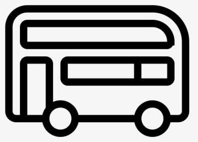 Double Decker Bus Icon, HD Png Download - Vehicles Transparent PNG Free Download