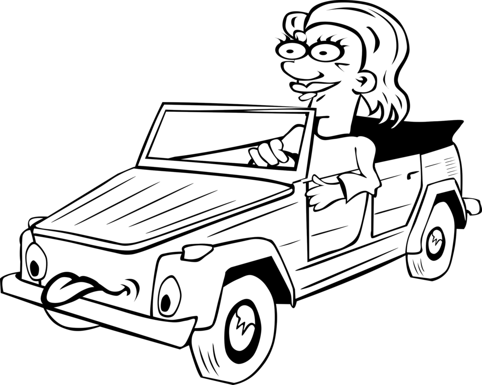 Cartoon Driving Motor Vehicle Drawing - Cartoon Driving Motor Vehicle Drawing - Free Transparent PNG Clipart Images Download. - Vehicles Transparent PNG Free Download