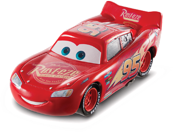 Disney Pixar Cars 3 Die Cast Character Vehicles - Cars 3 Lightning Mcqueen Mattel Transparent PNG - 600x313 - Free Download on - Vehicles Transparent PNG Free Download