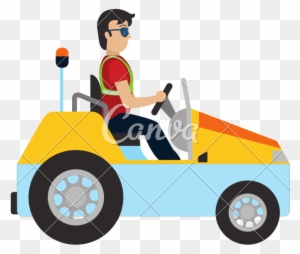 Man With Luggage Towing Vehicle Service - Cartoon - Free Transparent PNG Clipart Images Download. - Vehicles Transparent PNG Free Download