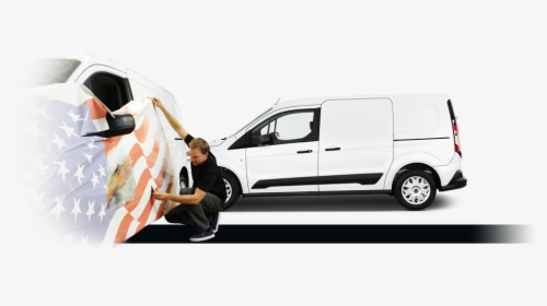 Dg Vehicle Wrap Install - Gocar Van, HD Png Download - Vehicles Transparent PNG Free Download