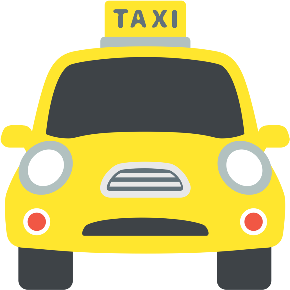 Rental Vehicle Service Offering Organizations, Recommends - Taxi Emoji - Free Transparent PNG Clipart Images Download. - Vehicles Transparent PNG Free Download