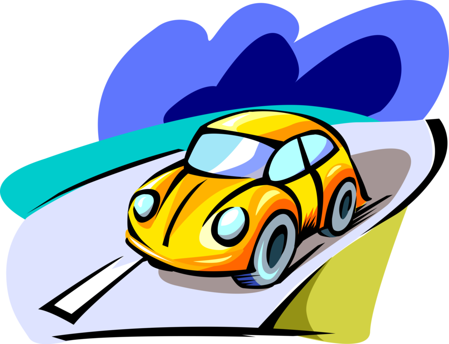Vector Illustration Of Volkswagen Beetle Car Automobile - Car - Free Transparent PNG Clipart Images Download. - Vehicles Transparent PNG Free Download