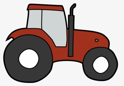 Tractor Vehicle Vector Clipart Image - Traktor Clipart, HD Png Download - Vehicles Transparent PNG Free Download