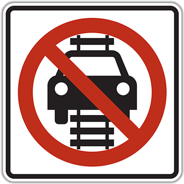 R15-6 No Motor Vehicles On Tracks - Señal De Permitido Parquear - Free Transparent PNG Clipart Images Download. - Vehicles Transparent PNG Free Download