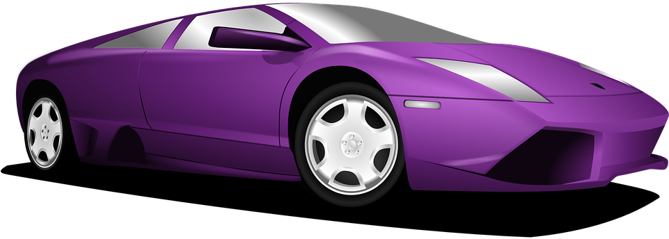 Car Vehicle Sports Car Lamborghini Racing - Purple Sports Car Png - Free Transparent PNG Clipart Images Download. - Vehicles Transparent PNG Free Download