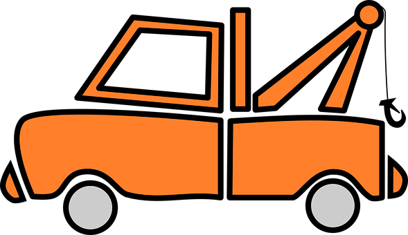 Truck Orange Vehicle Tow Truck Breakdown T - Tow Truck Clip Art - Free Transparent PNG Clipart Images Download. - Vehicles Transparent PNG Free Download