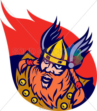 Stock Illustration Of Old Fashioned Cartoon Illustration - Vikingman - Free Transparent PNG Clipart Images Download. - Viking Transparent PNG Free Download