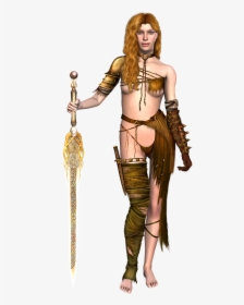 Female Viking Warrior Cartoon, HD Png Download - Viking Transparent PNG Free Download