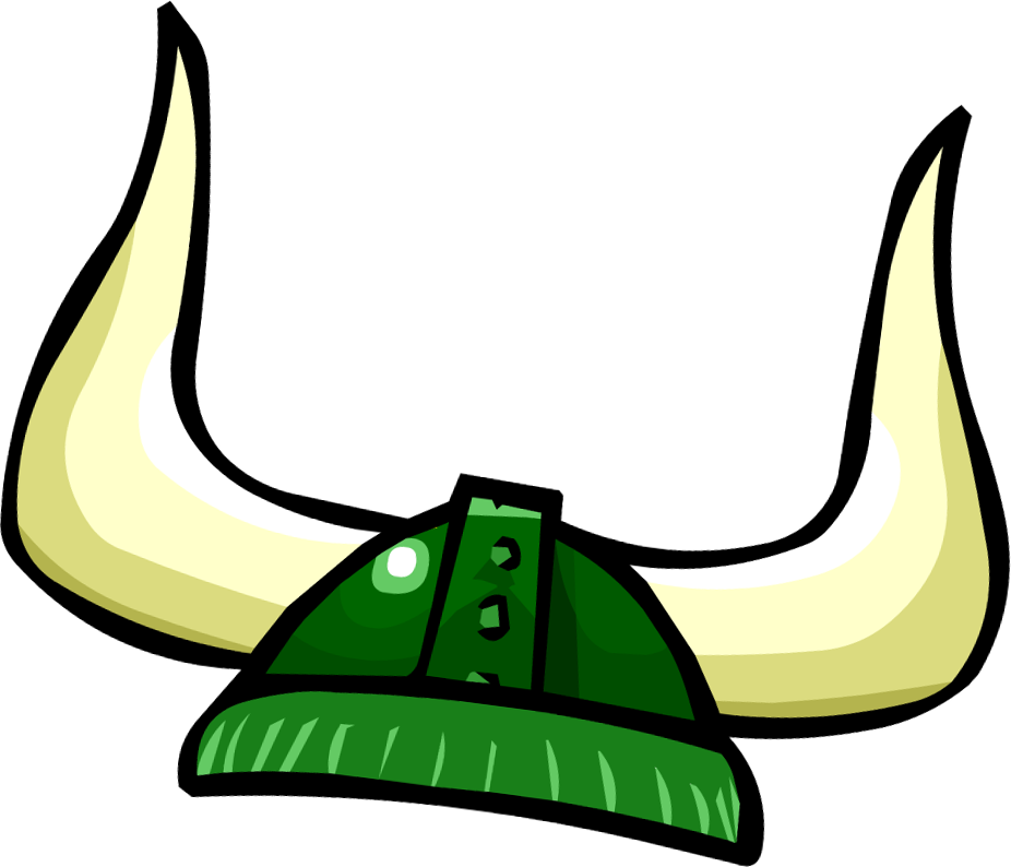 Latestcb=20130130154709 - Club Penguin Green Viking Helmet - Free Transparent PNG Clipart Images Download. - Viking Transparent PNG Free Download