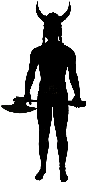 Silhouette Of Viking Warrior - Viking Woman Silhouette - Free Transparent PNG Clipart Images Download. - Viking Transparent PNG Free Download