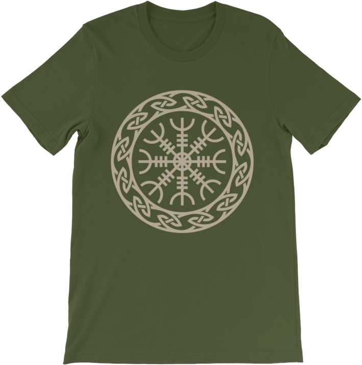 Aegishjalmur T-shirt - Embtao Glow In Dark Aegishjalmr Viking Helm Transparent PNG - 760x760 - Free Download on - Viking Transparent PNG Free Download
