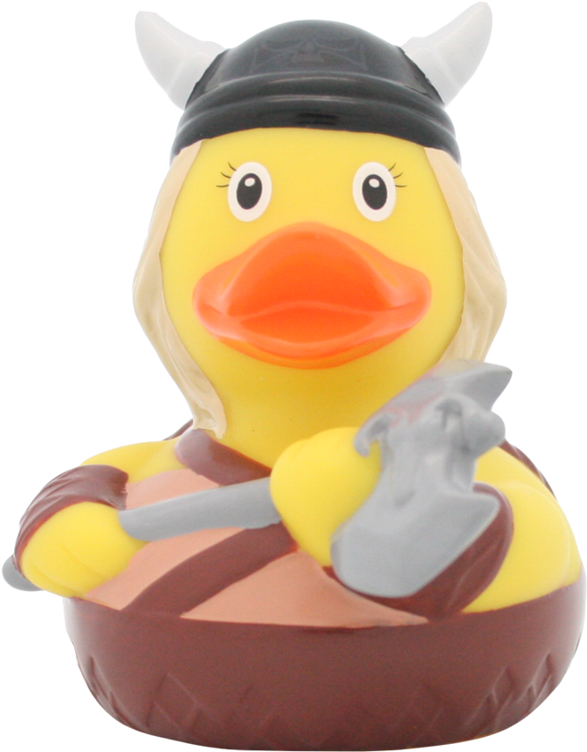 Viking Female Rubber Duck By Lilalu - Rubber Duck Norway - Free Transparent PNG Clipart Images Download. - Viking Transparent PNG Free Download