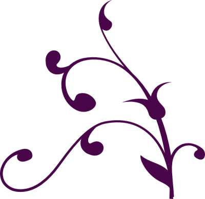 Purple Wedding Corner Swirl Clip Art At Pic Png Images - Tree Branch Clip Art - Free Transparent PNG Clipart Images Download. - Wedding Transparent PNG Free Download