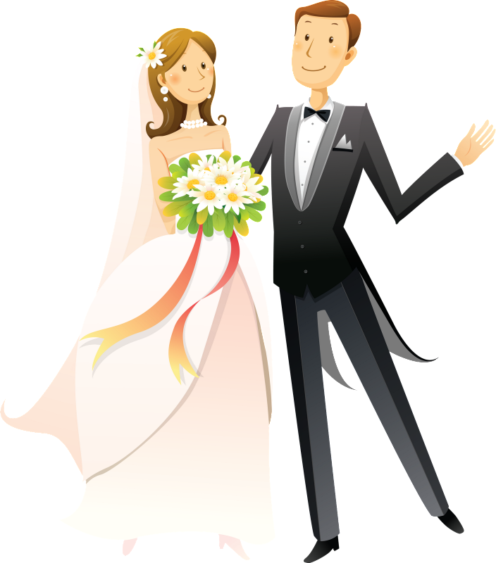 Wedding Embroidery Cliparts - Imagenes De Novios Para Tarjetas De Boda - Free Transparent PNG Clipart Images Download. - Wedding Transparent PNG Free Download
