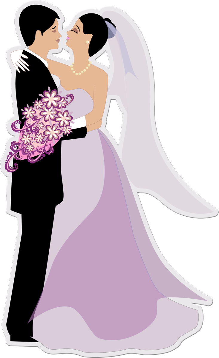 Новобрачные - - Pergamano - Ślub - Pinterest - Wedding - Married Man And Woman - Free Transparent PNG Clipart Images Download. - Wedding Transparent PNG Free Download