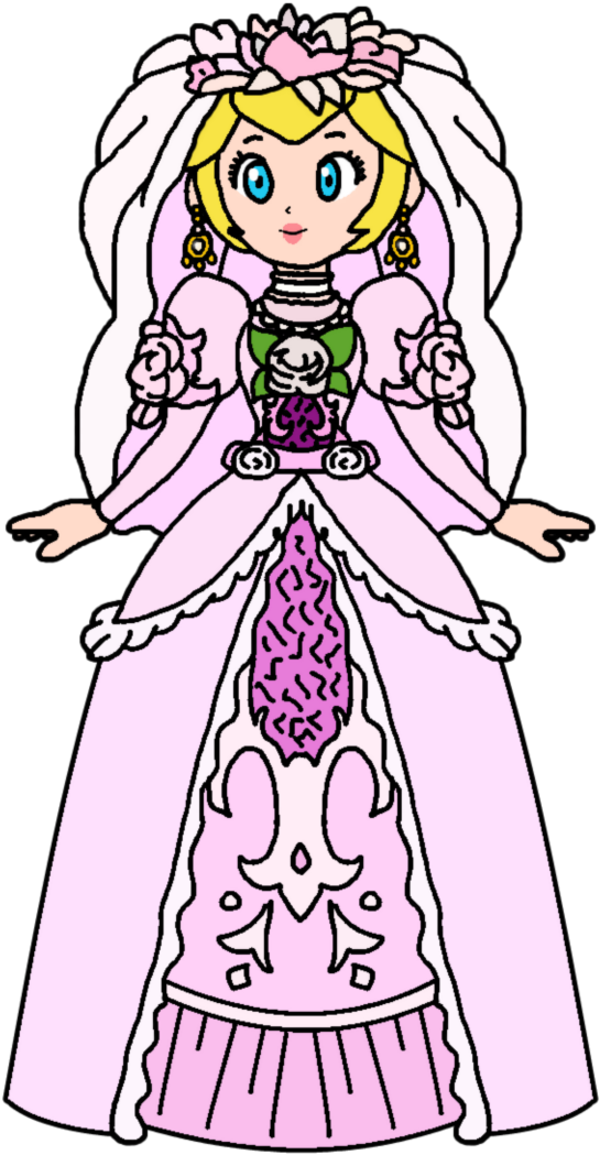 Usagi By Katlime - Princess Peach Dress Ripped - Free Transparent PNG Clipart Images Download. - Wedding Transparent PNG Free Download