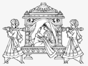 Clipart Indian Wedding Vector, HD Png Download - Wedding Transparent PNG Free Download
