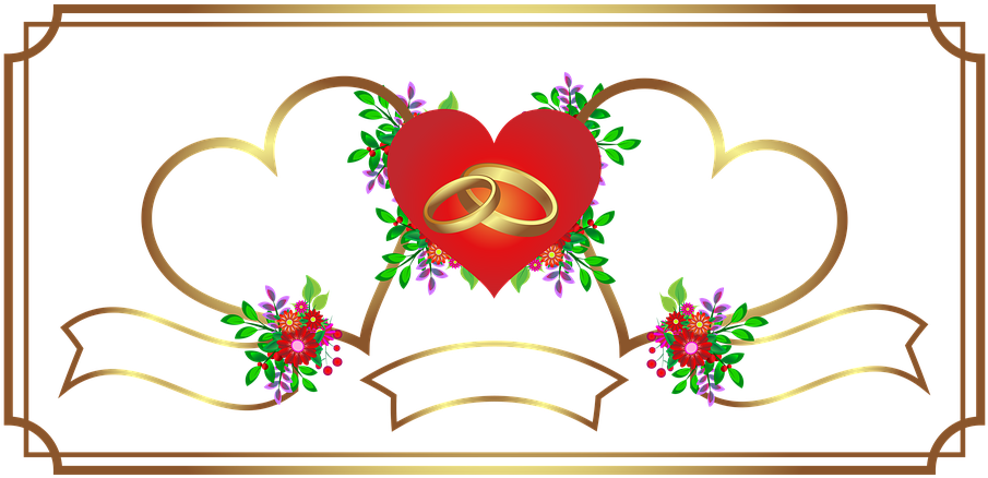 Wedding Heart Transparent Background Png - Wedding Heart Transparent PNG - 960x485 - Free Download on - Wedding Transparent PNG Free Download
