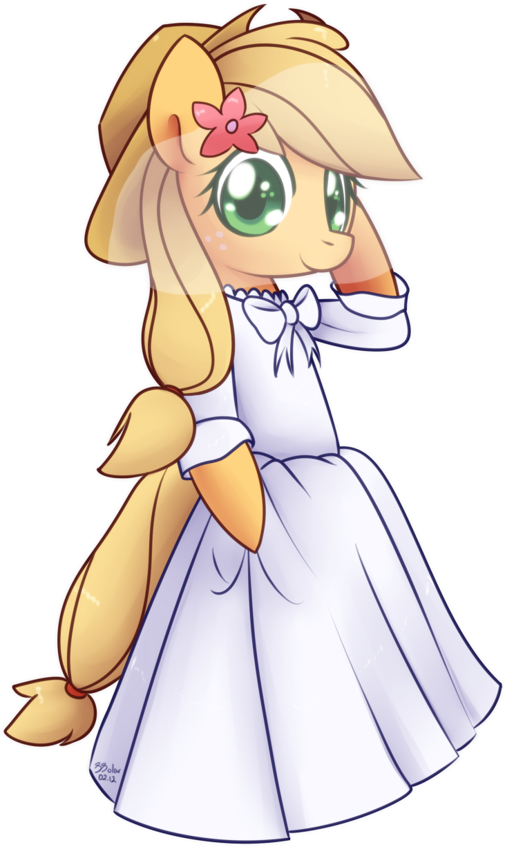 Wedding Dress Applejack By Bukoya Star On Deviantart - My Little Pony Applejack Wedding Dress - Free Transparent PNG Clipart Images Download. - Wedding Transparent PNG Free Download