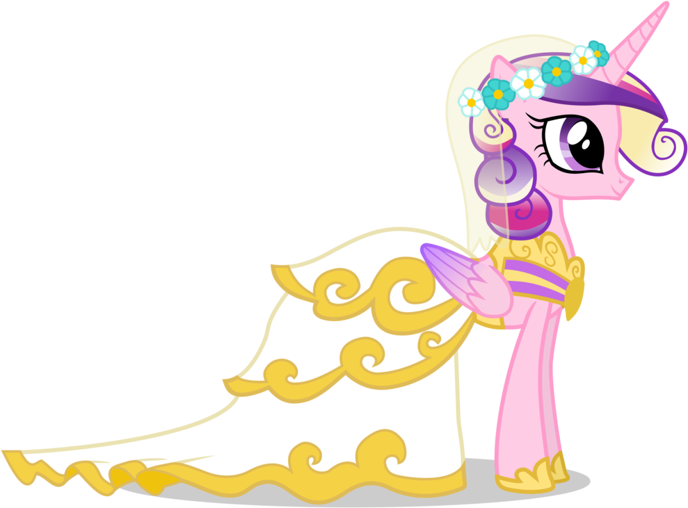 Princess Cadance In Wedding Dress By 90sigma On Deviantart - My Little Pony Princess Cadence Dress - Free Transparent PNG Clipart Images Download. - Wedding Transparent PNG Free Download
