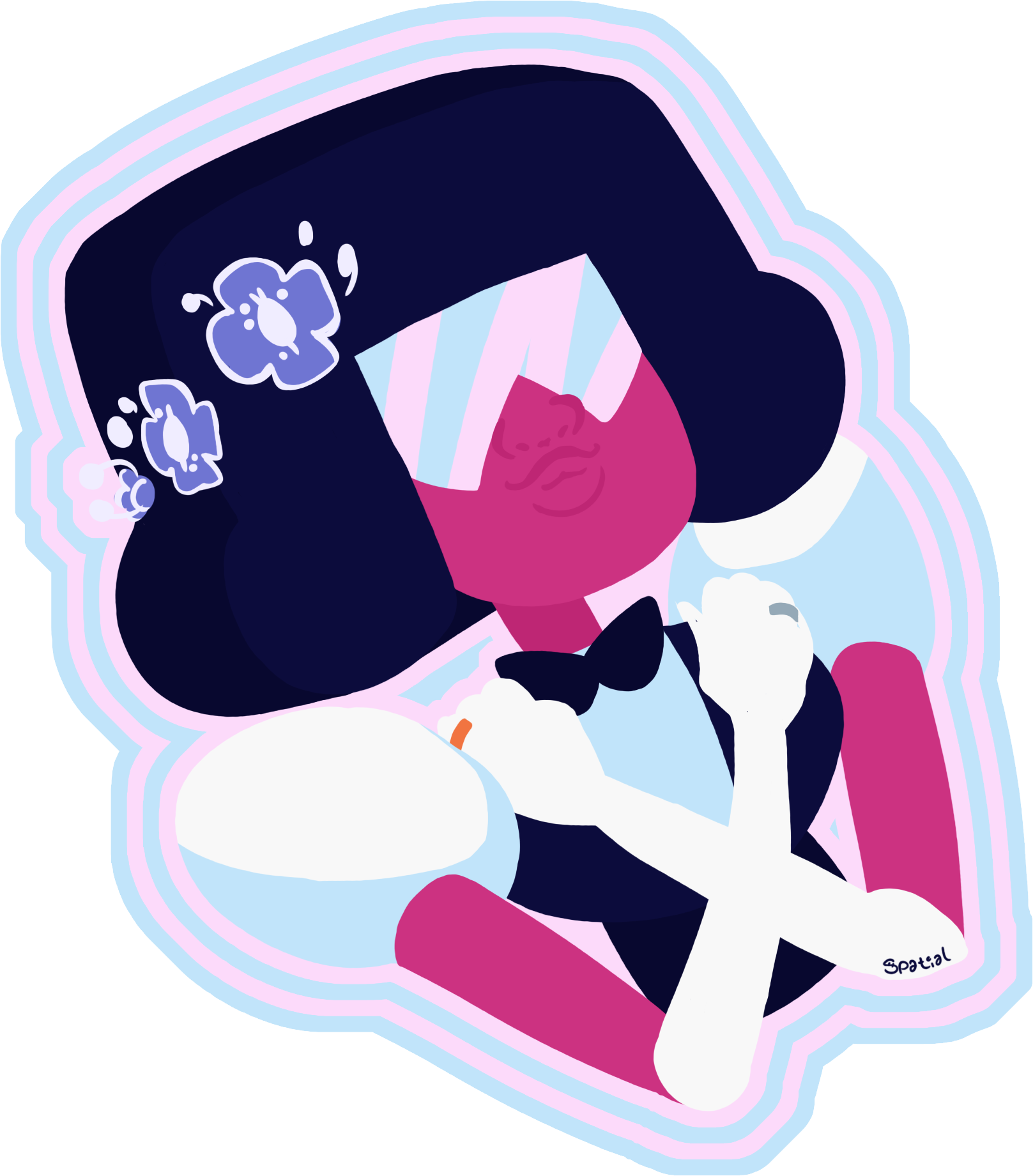 Garnet Hugging Herself In Her Wedding Outfit As Requested, HD Png Download - Wedding Transparent PNG Free Download