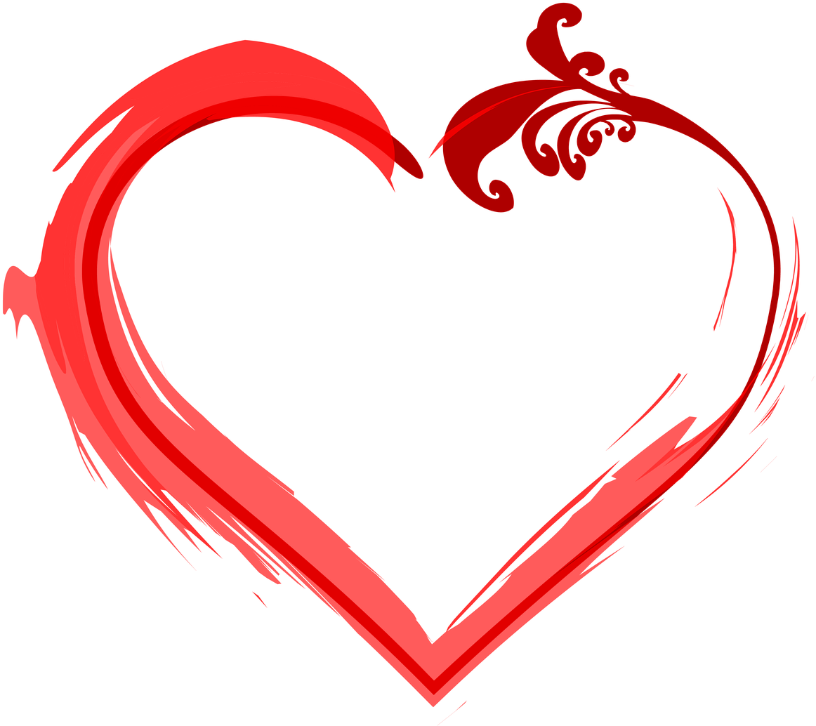 Wedding, Heart Love Sign Red Holiday Postcard Desig - Love Sign - Free Transparent PNG Clipart Images Download. - Wedding Transparent PNG Free Download