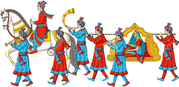 Wedding Images Clip Art Png - Indian Wedding Baraat Clipart - Free Transparent PNG Clipart Images Download. - Wedding Transparent PNG Free Download