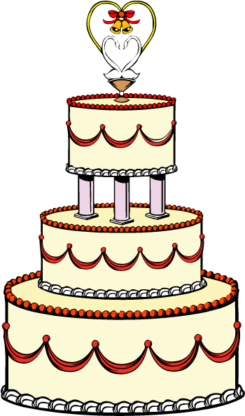 Blue Wedding Cake Clip Art - Wedding Cake Clipart - Free Transparent PNG Clipart Images Download. - Wedding Transparent PNG Free Download