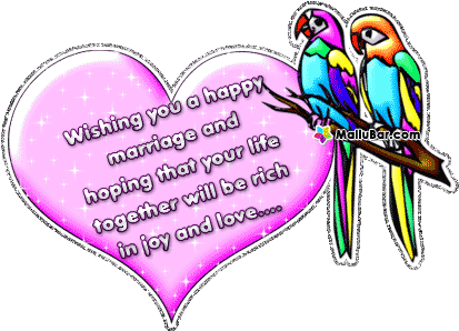 Wedding Greeting Cards Wedding Wishes Wedding Scraps - Happy Married Life Gif - Free Transparent PNG Clipart Images Download. - Wedding Transparent PNG Free Download