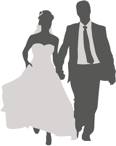 Wedding Couple Walking Silhouette 2 Transparent Png - Wedding Man And Woman Png - Free Transparent PNG Clipart Images Download. - Wedding Transparent PNG Free Download
