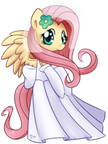 My Little Pony Friendship Is Magic Wallpaper Possibly - My Little Pony Fluttershy Wedding Dress - Free Transparent PNG Clipart Images Download. - Wedding Transparent PNG Free Download