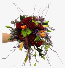 Modern Gathered Wedding Flowers - Bouquet, HD Png Download - Wedding Transparent PNG Free Download