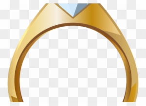 Gold Engagement Ring Png Transparent Clip Art Image, - Wedding Ring Png Clipart - Free Transparent PNG Clipart Images Download. - Wedding Transparent PNG Free Download