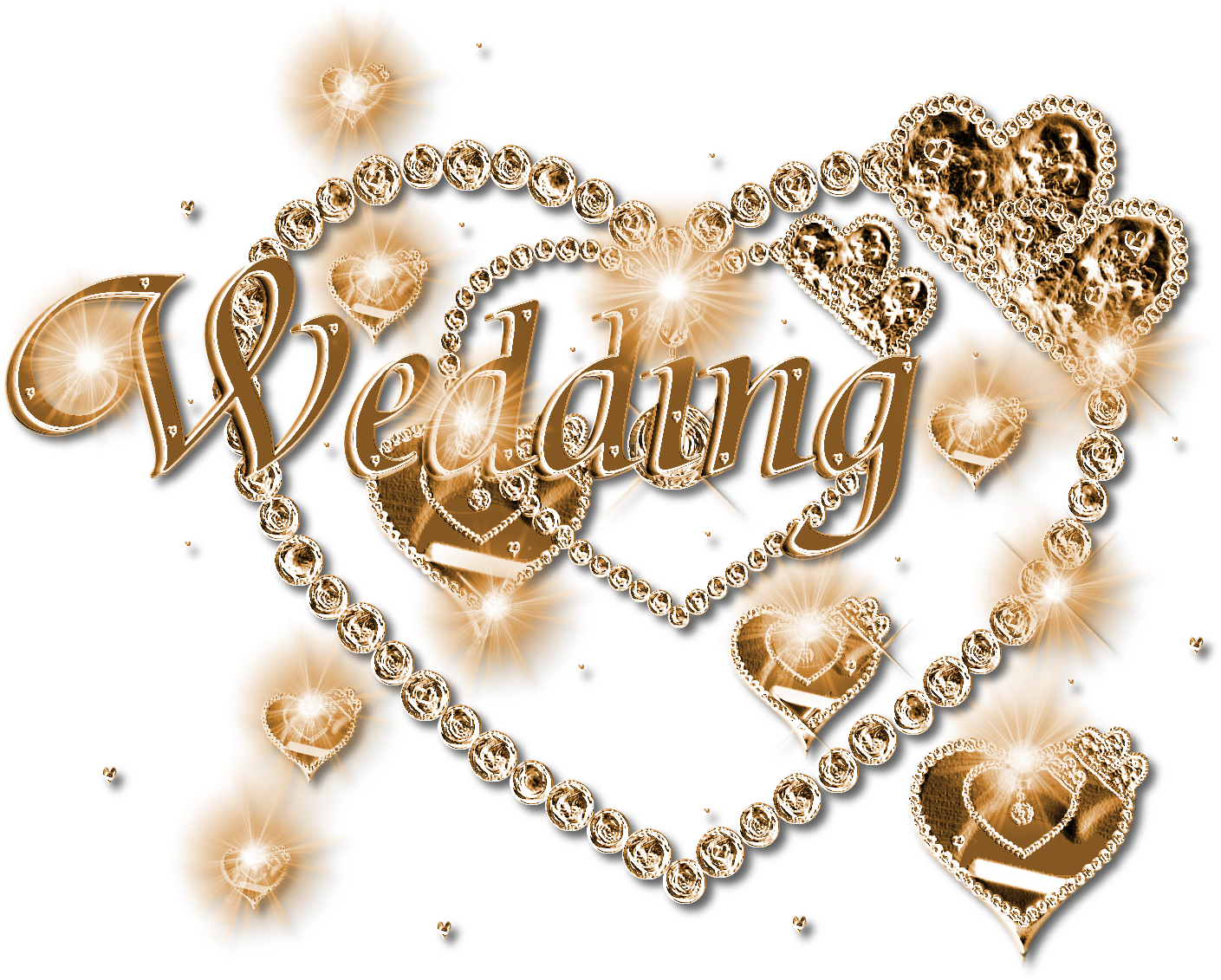 Gold Metal Wedding Design Clip Art By Jssanda On Deviantart - Wedding Clipart Designs Png - Free Transparent PNG Clipart Images Download. - Wedding Transparent PNG Free Download