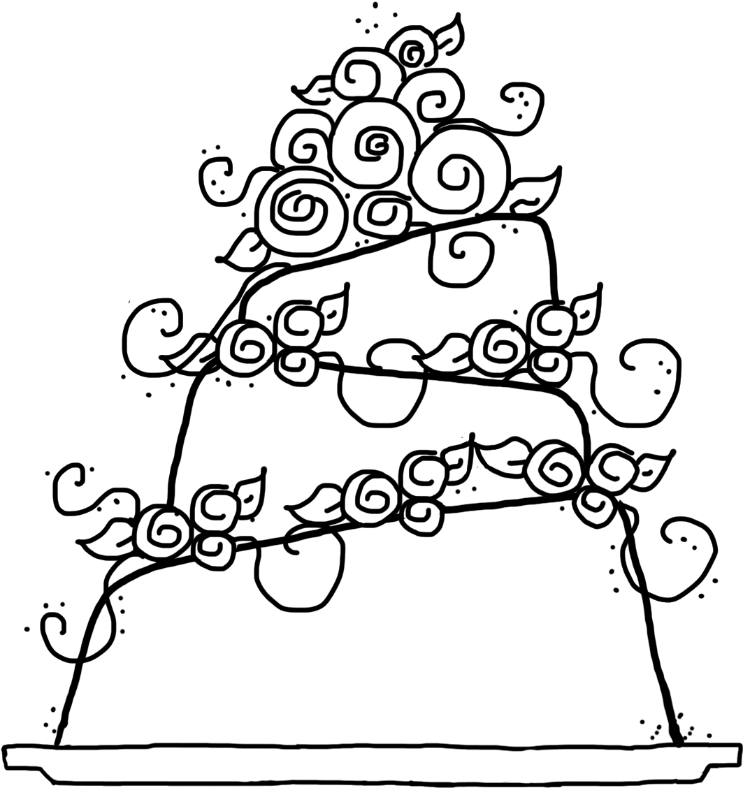 Free Wedding Coloring Pages To Print Couple Wecoloringpage - Bruiloft Kleurplaat - Free Transparent PNG Clipart Images Download. - Wedding Transparent PNG Free Download
