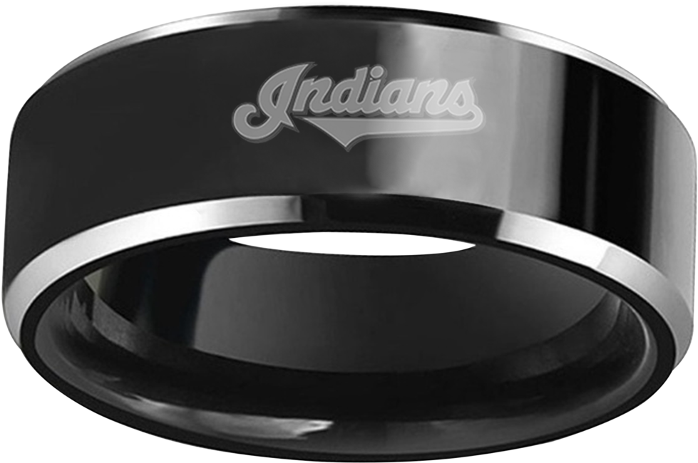 Cleveland Indians Black Tungsten Wedding Band - Philadelphia Eagles Wedding Band - Free Transparent PNG Clipart Images Download. - Wedding Transparent PNG Free Download