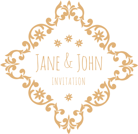 Diamond Wedding Invitation Label Transparent Png - Wood Wooden Engraved Bride & Groom Advice Book - Free Transparent PNG Clipart Images Download. - Wedding Transparent PNG Free Download