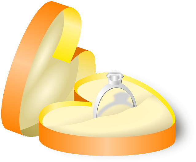 Box, Rings, Wedding, Cartoon, Heart, Diamond, Free - Wedding Ring In A Box Art - Free Transparent PNG Clipart Images Download. - Wedding Transparent PNG Free Download