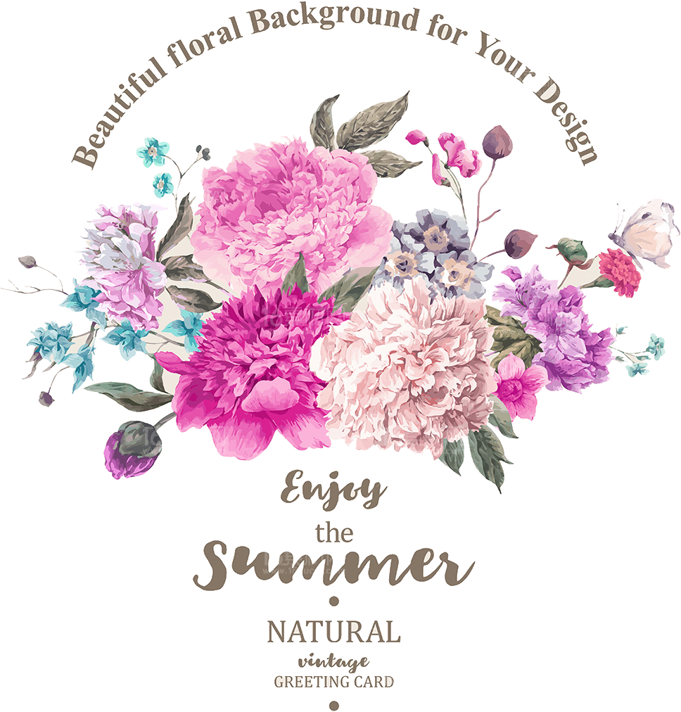Jpg Royalty Free Download Flower Bouquet Watercolor - Peony Vector Free Transparent PNG - 1100x1100 - Free Download on - Wedding Transparent PNG Free Download