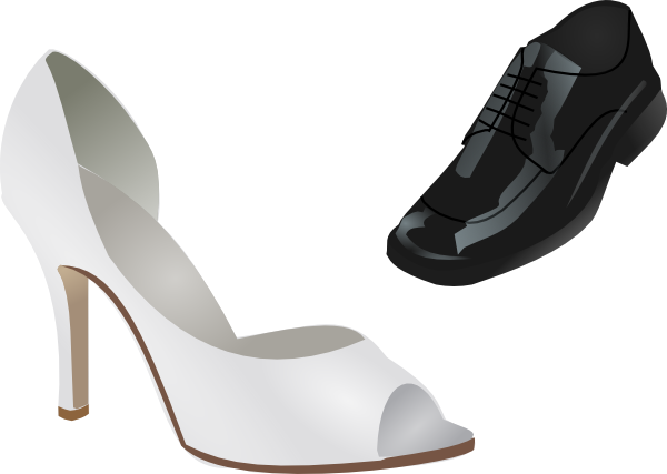 Wedding Shoes Clip Art At Clker - Men Shoe Clip Art - Free Transparent PNG Clipart Images Download. - Wedding Transparent PNG Free Download