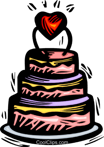 Wedding Cakes Royalty Free Vector Clip Art Illustration - Wedding Cakes Royalty Free Vector Clip Art Illustration - Free Transparent PNG Clipart Images Download. - Wedding Transparent PNG Free Download