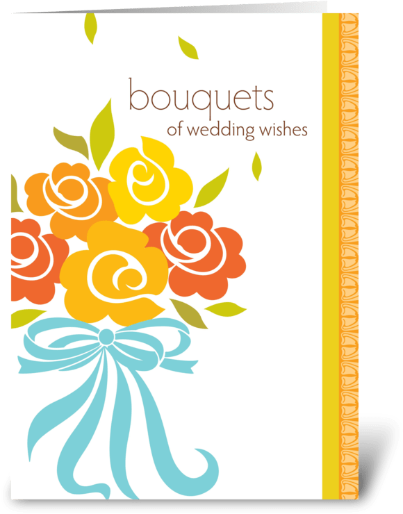 Bouquets Of Wedding Wishes Greeting Card - Wedding Wishes Greeting Card Transparent PNG - 700x792 - Free Download on - Wedding Transparent PNG Free Download